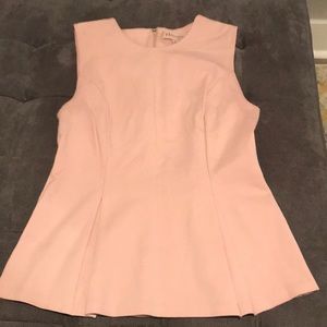 Blush pink sleeveless shell